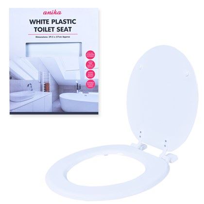 Anika White Toilet Seat (Carton of 8)