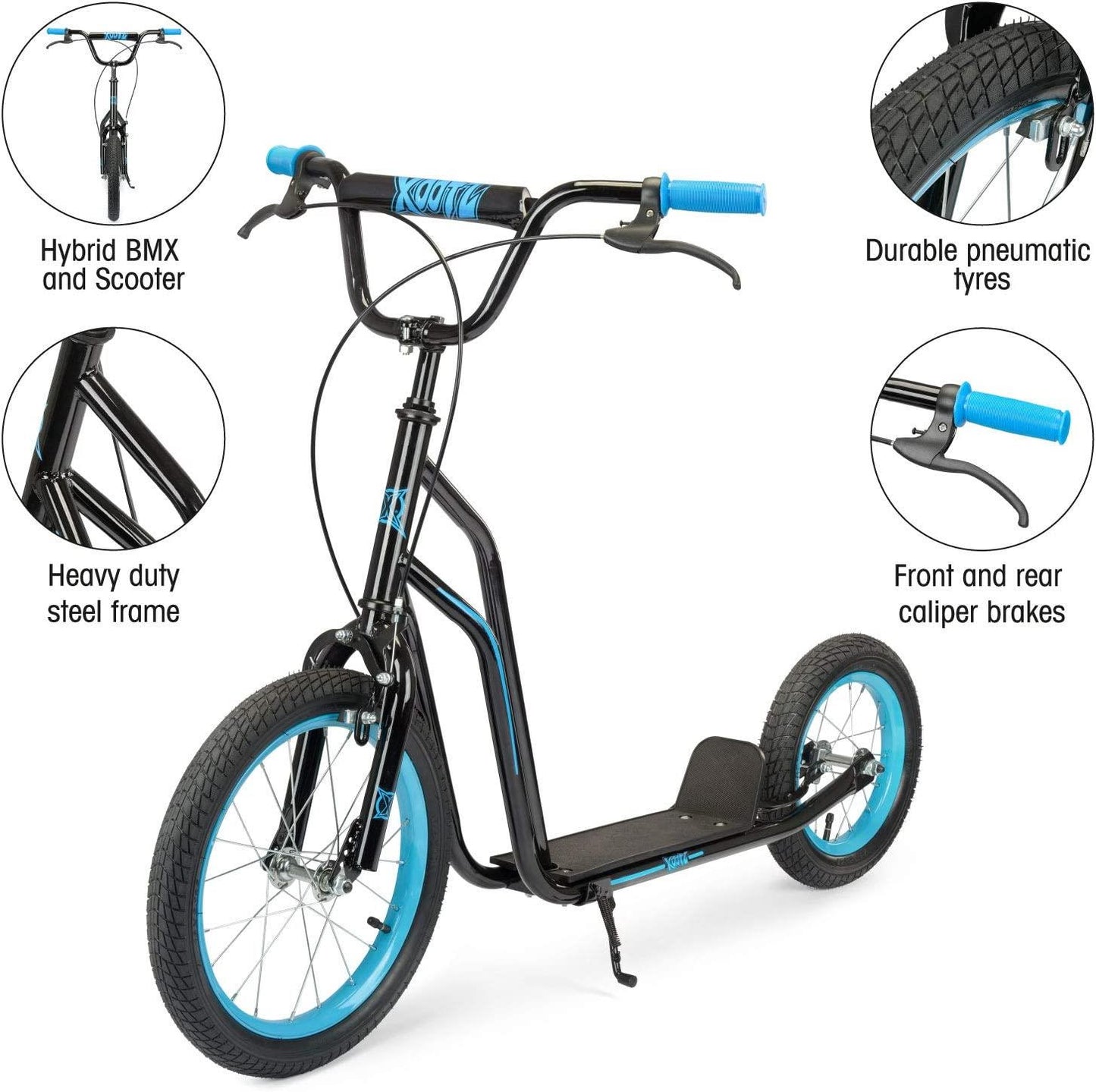 XOOTZ BMX SCOOTER BLUE (Carton of 1)