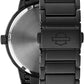 Harley-Davidson Men's Black Dial with a Gold Metallic Flame Design Watch 78A121