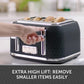 Black Curve Collection 4 Slice Toaster (Refurbished)