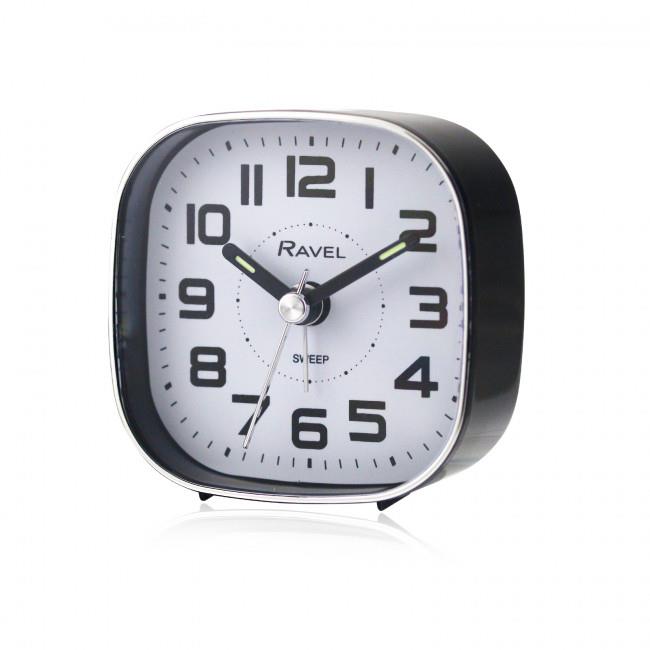 Ravel Petite Bedside Quartz Alarm Clock RC038 Available Multiple Colour