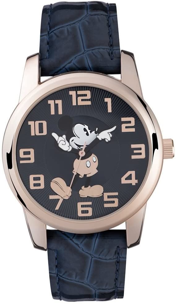 Disney Mickey Mouse Unisex Analogue Quartz Watch with PU Strap MK1456