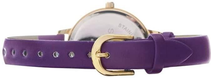 Sekonda Editions Purple Dial Rose Gold Case Purple Strap Ladies Watch 2497