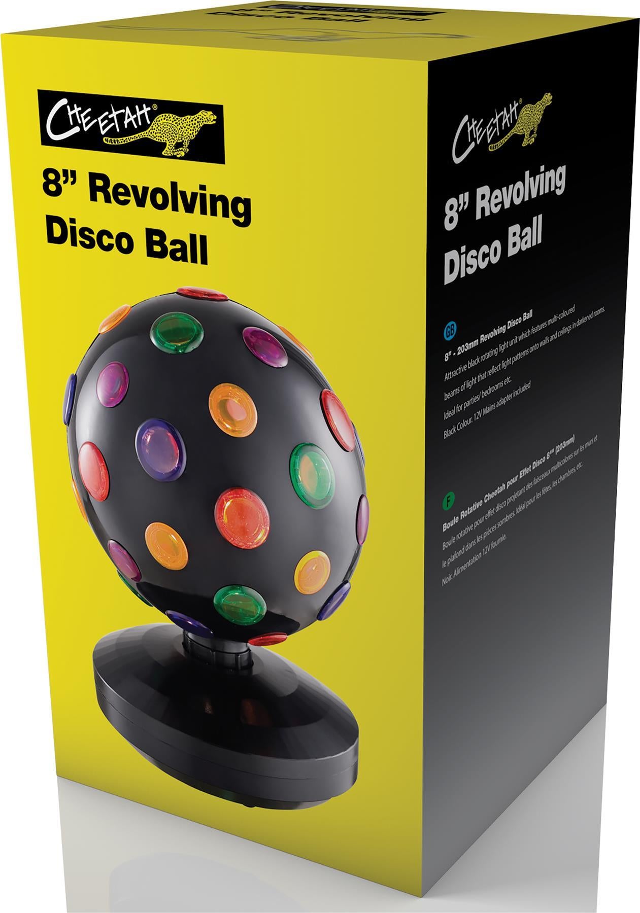 Cheetah 8 Inch (203 mm) Revolving Disco Ball G017DBB