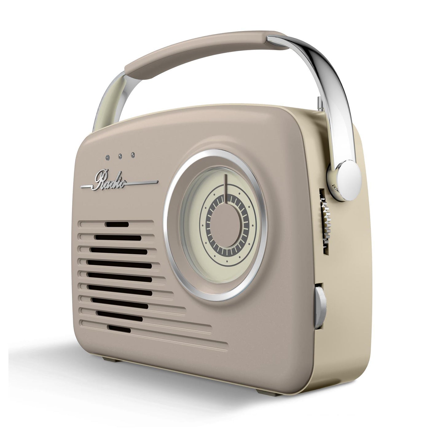 AKAI AM/FM VINTAGE RETRO RADIO – TAUPE