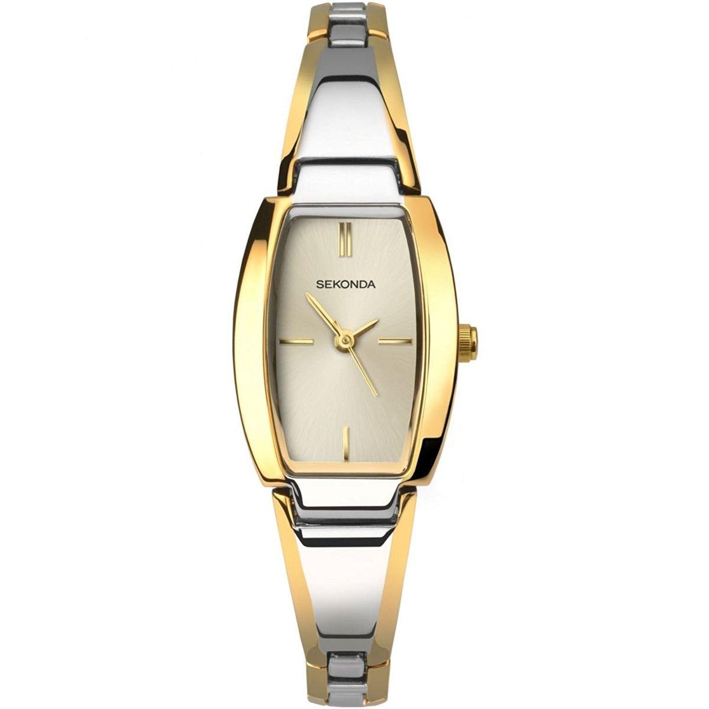 Sekonda Ladies Fashion Designer Champagne Bracelet Watch 2552