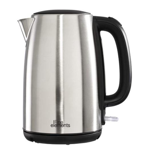 Fine Elements 1.7L 2200W Jug Kettle - Polished Stainless Steel SDA2225