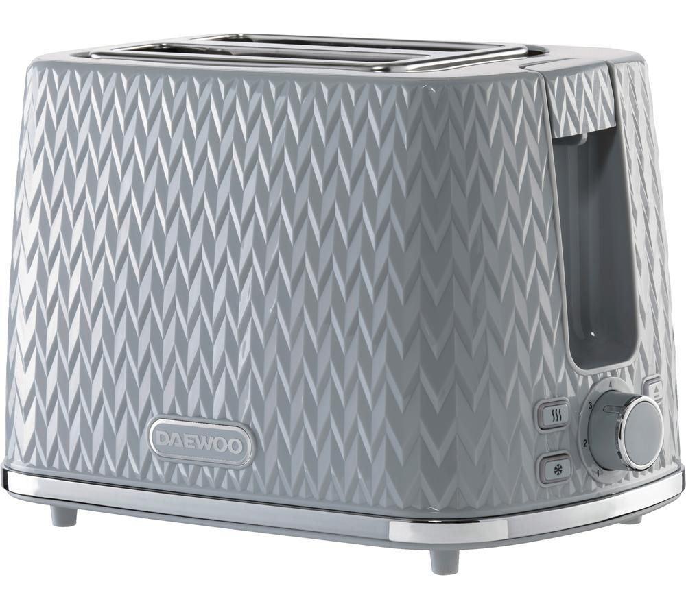 Daewoo Argyle 2 Slice toaster Dark Grey SDA1821