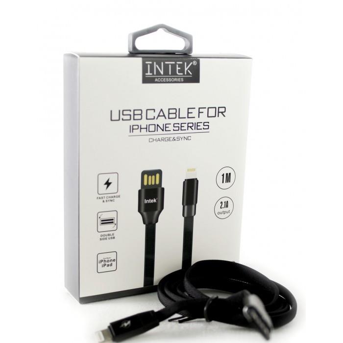 Intek USB Cable for iPhone Series 1.0mt
