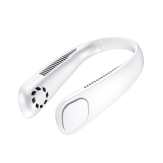 StayCool Mini Portable USB Rechargeable Bladeless Neck Fan - White (Carton of 10)