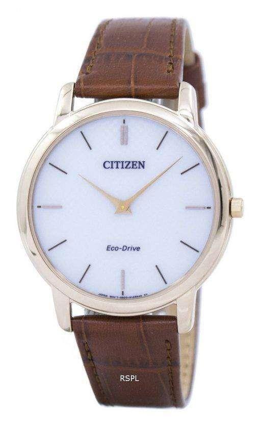 Citizen Men's Analogue Quartz Watch with Leather Strap AR1133-15A