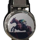 Boxx Picture Pocket Belt Clip watch Horse Jumping M5107PD1