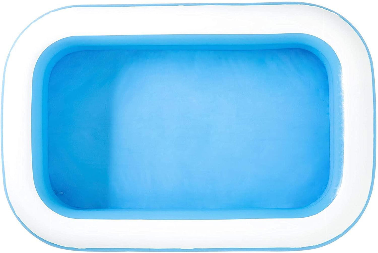 Bestway Family Rectangular Inflatable Pool Blue / White 8'7" X 69" X 20"