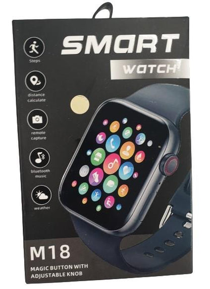 M18  Mens / Ladies Digital Smart watch Magic Button with Adjustable Knob Sports Rubber Strap Available Multiple Colour