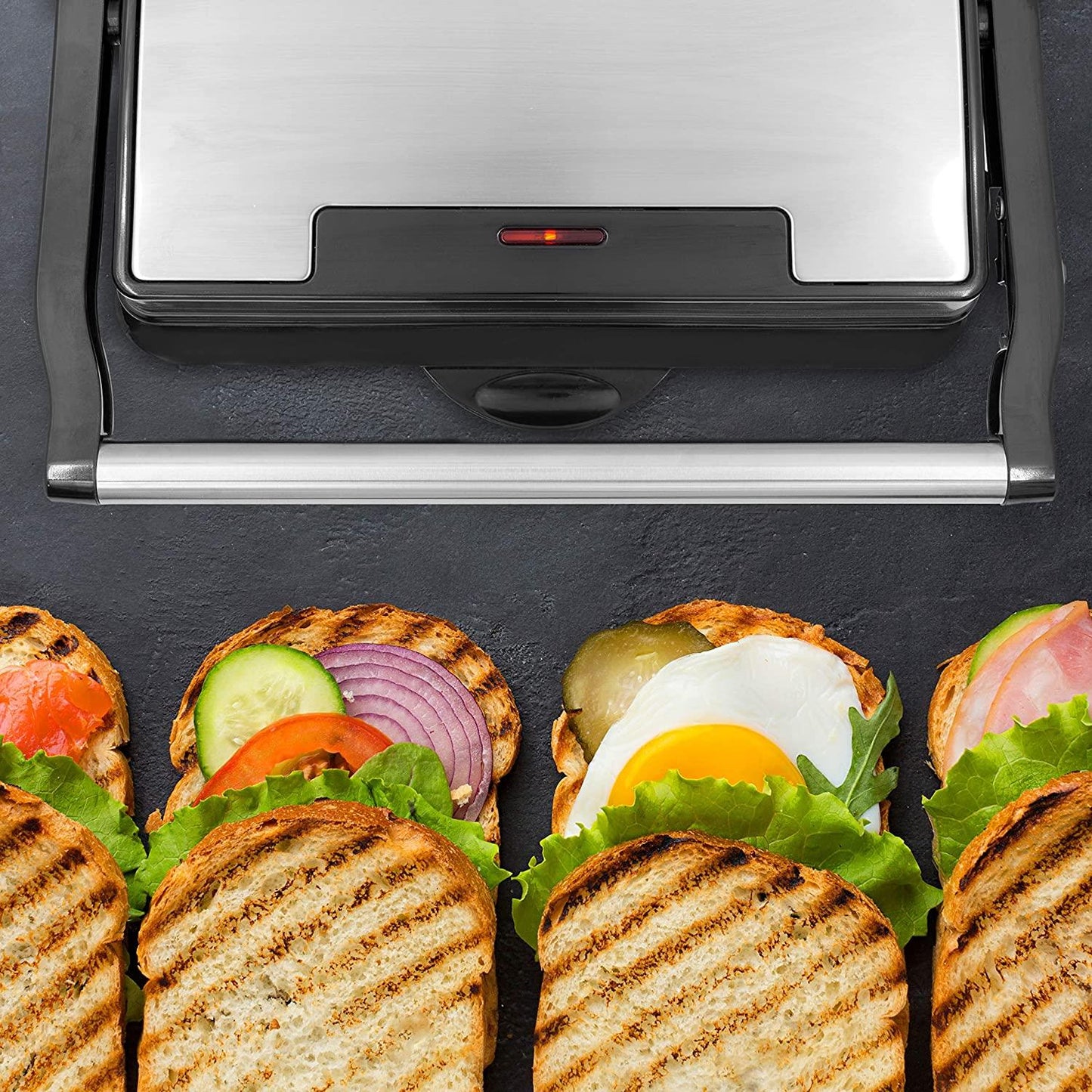 Quest Marble Coated Health Grill & Panini Press (Carton of 4)