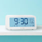 i-Star Portable White Digital Temperature and Humidity Alarm Clock- 90081PI