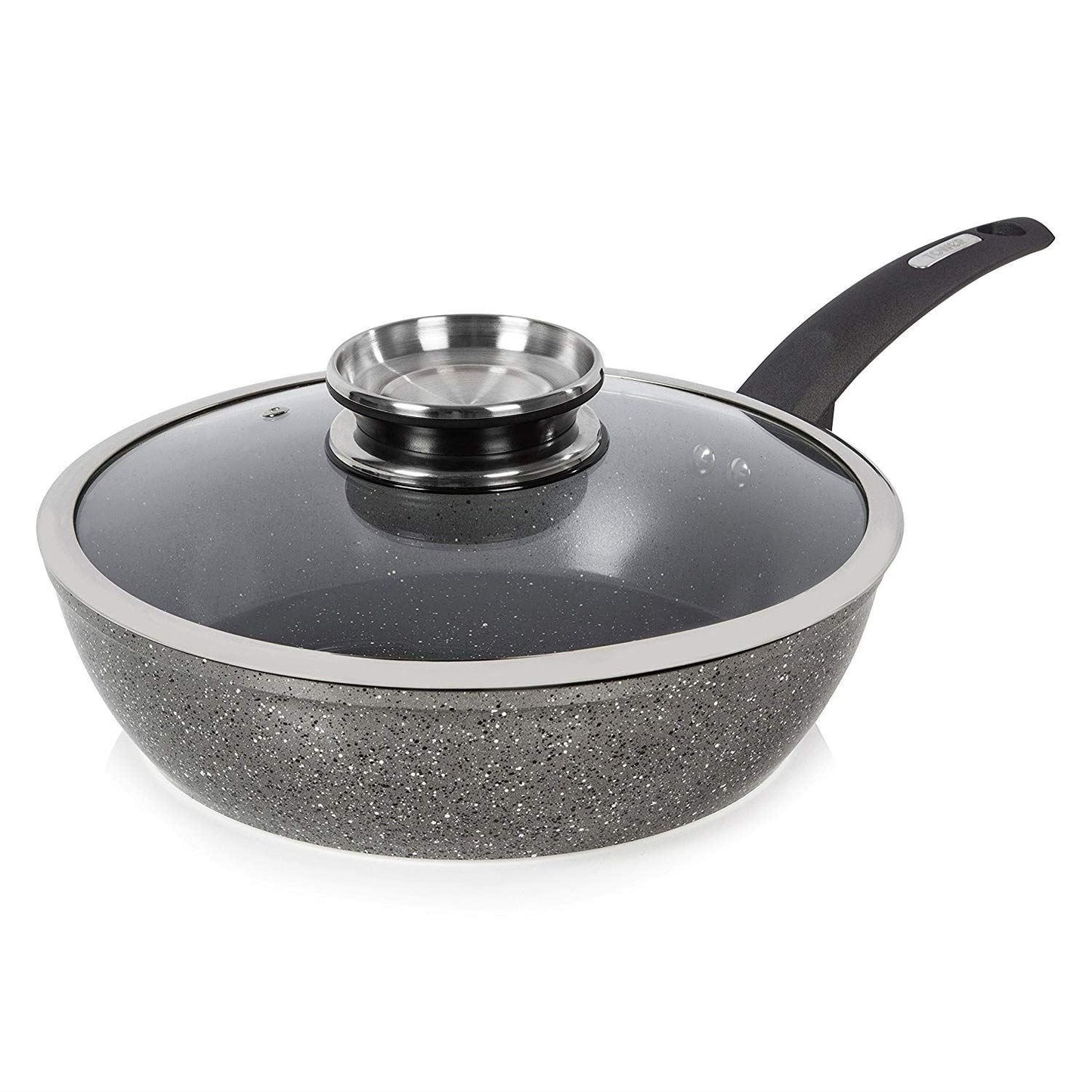 Tower Saute Pan, Cerastone, Forged Aluminium Non-Stick Ceramic Graphite, 28 cm