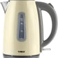 Tower T10015C Infinity Rapid Boil Jug Kettle with Boil Dry Protection, Automatic Shut Off, Removable Washable Filter, 3000 W, 1.7 Litre, Cream