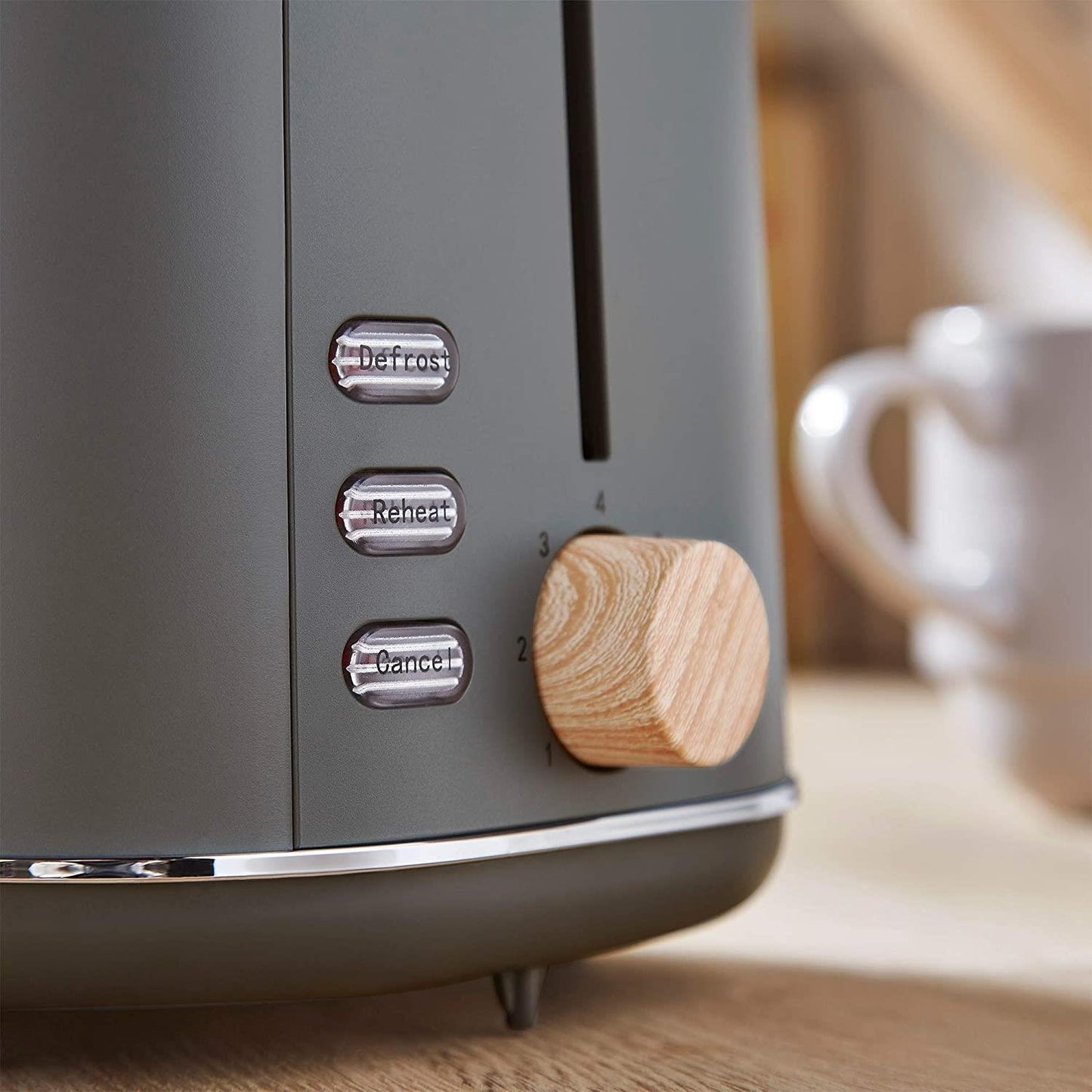 Tower Scandi 2-Slice Toaster- Grey T20027G