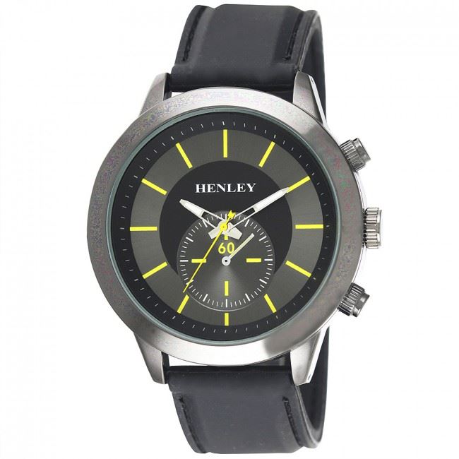 Henley Men's Large Silicon Watch H02132