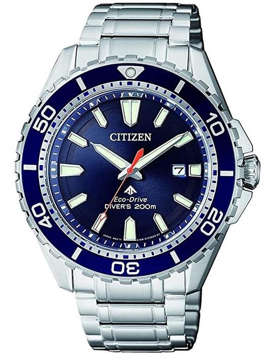 Citizen Men's Analogue Solar Powered Watch with Stainless Steel Strap BN0191-80L