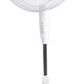 Benross 16 inch 3-Speed Stand Fan Oscillating and Tilting Head White- 43930