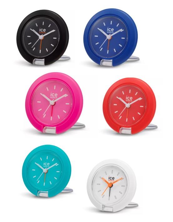 Ice Travel Alarm Clock - box of 20 assorted colours IC015209