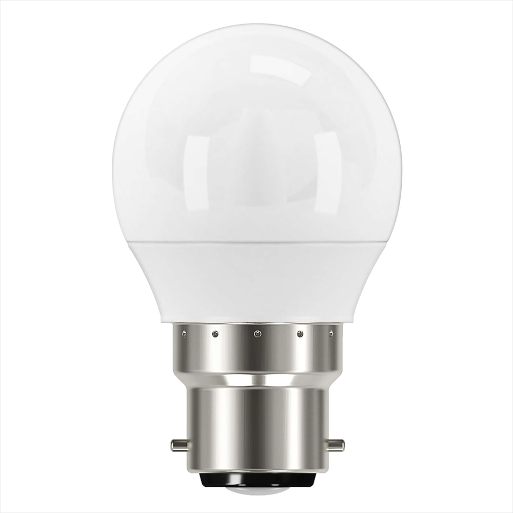 Eveready S13602  LED Golf Bulb 40w B22 (BC) 470lm 4.9W Warm White (Pack of 5)