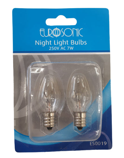 Eurosonic E12 7w 2pk Nightlight Bulbs ES0019