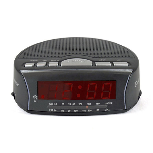 Lloytron 'Daybreak' Alarm Clock Radio - Black (Carton of 20)