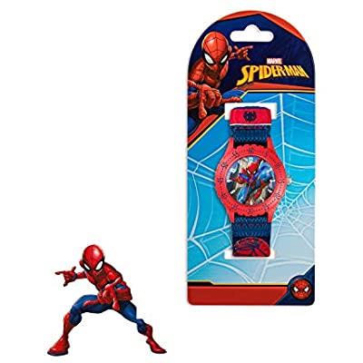 Disney Spiderman Children's Analogue Quartz Watch with Rubber Strap SPD3495