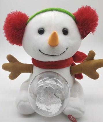 Christmas Workshop Xmas Snowman With Musical Snow Ball (Carton of 6)