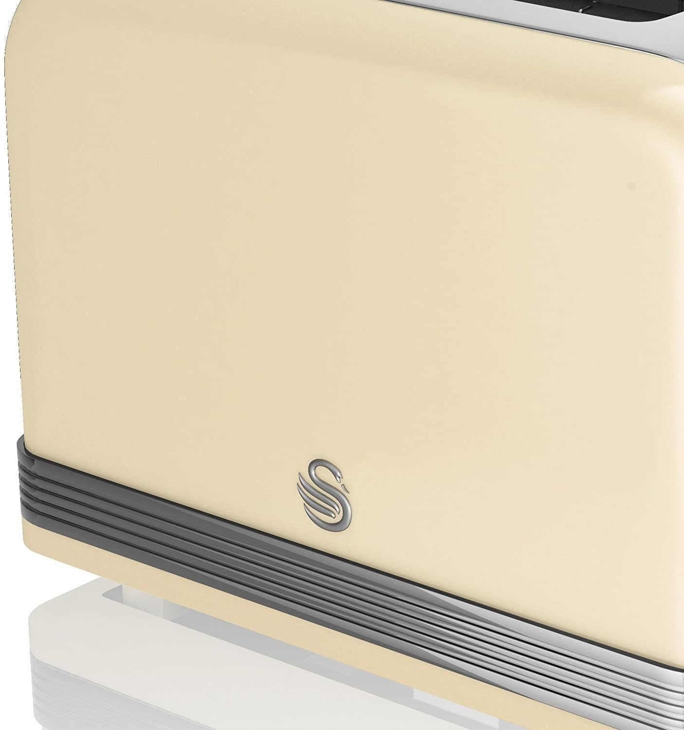 Swan 2 Slice Retro Cream Toaster ST19010CN