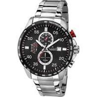 Accurist Mens Chronograph tachymeter Stainless Steel Bracelet Wristwatch MB1028R