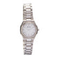 Bulova Ladies Diamond Quartz Watch With Mother Of Pearl Dial Analogue Display And Silver Stainless Steel Bracelet 96r199