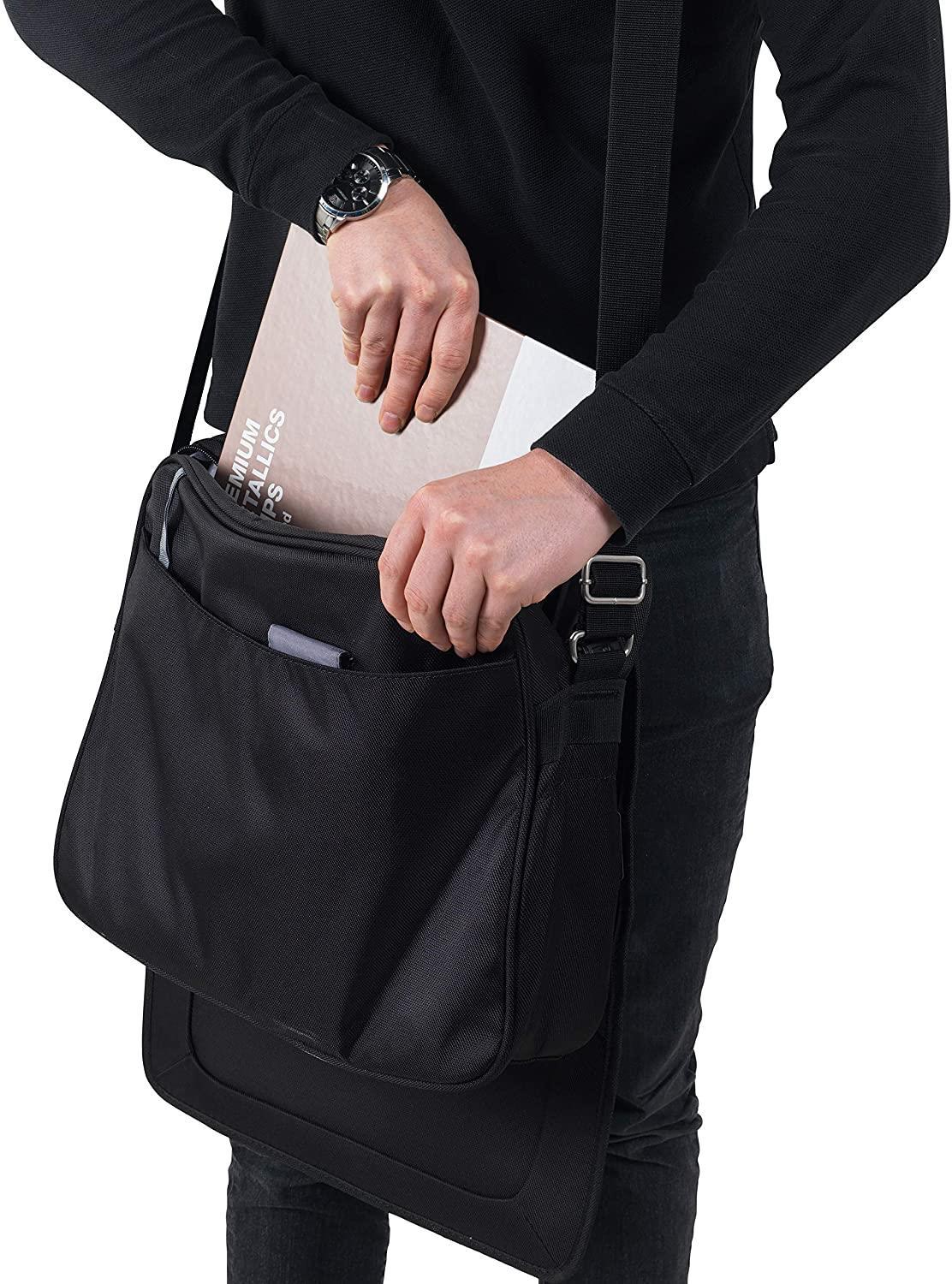 Wenger Messenger Bag, 42 cm, 24 Liters, Black