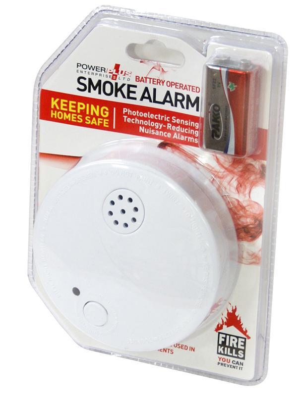 Powerplus Home Use Battery Operated Smoke Alarm- 6240