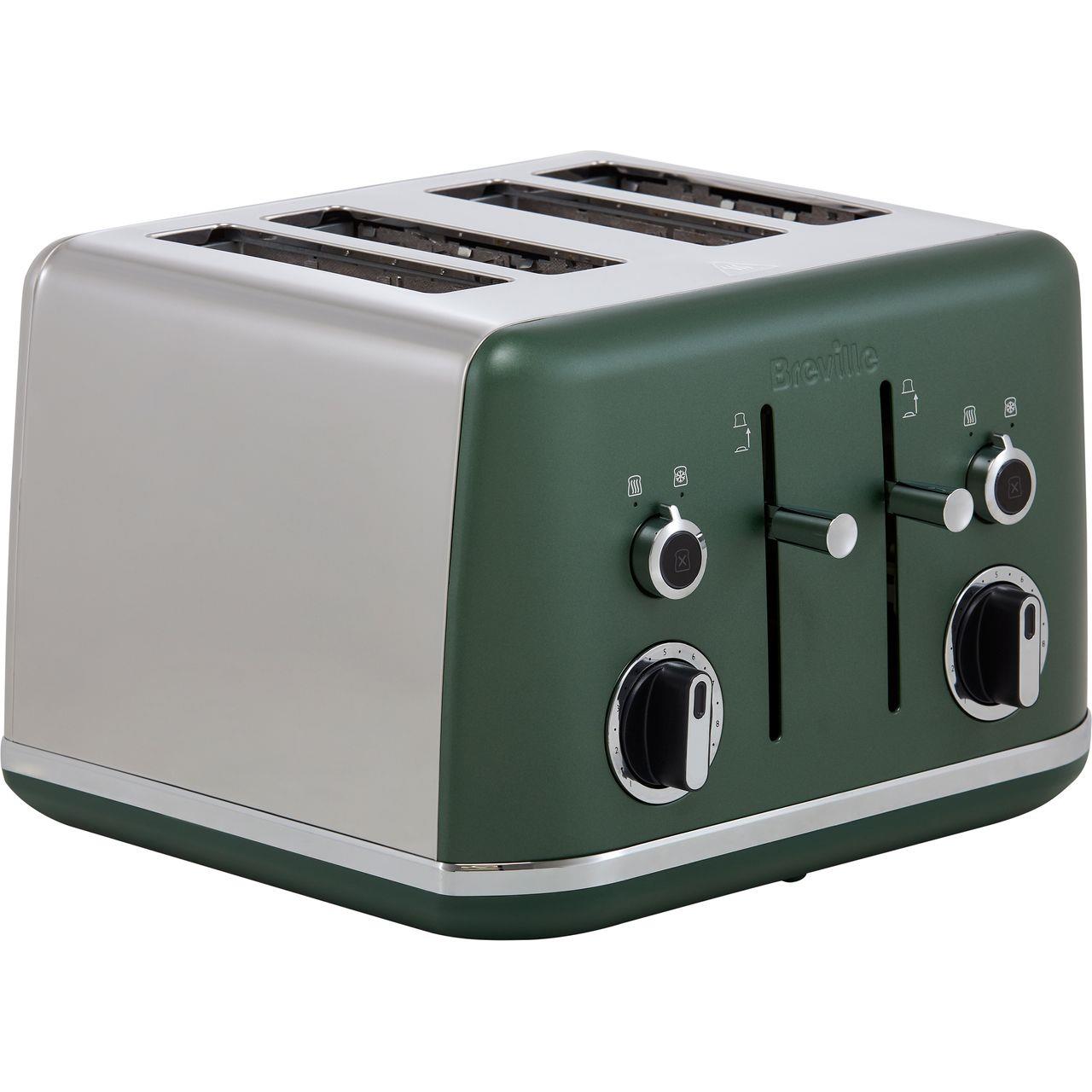 Breville Lustra Forest Green 4 Slice Toaster (Refurbished)
