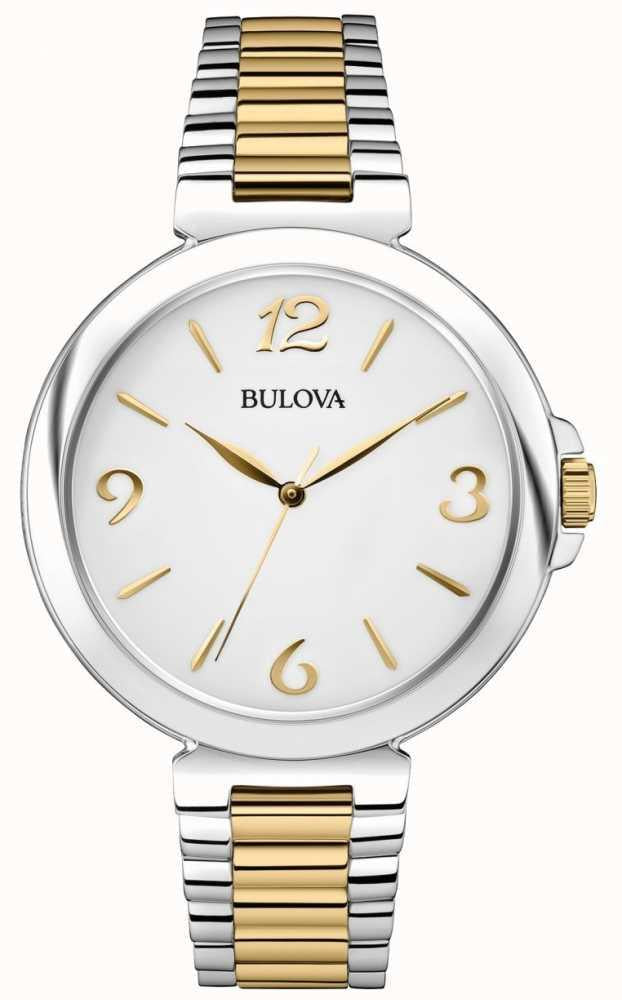 Bulova Women’s Two Tone Stainless Steel Dress Watch 98L194