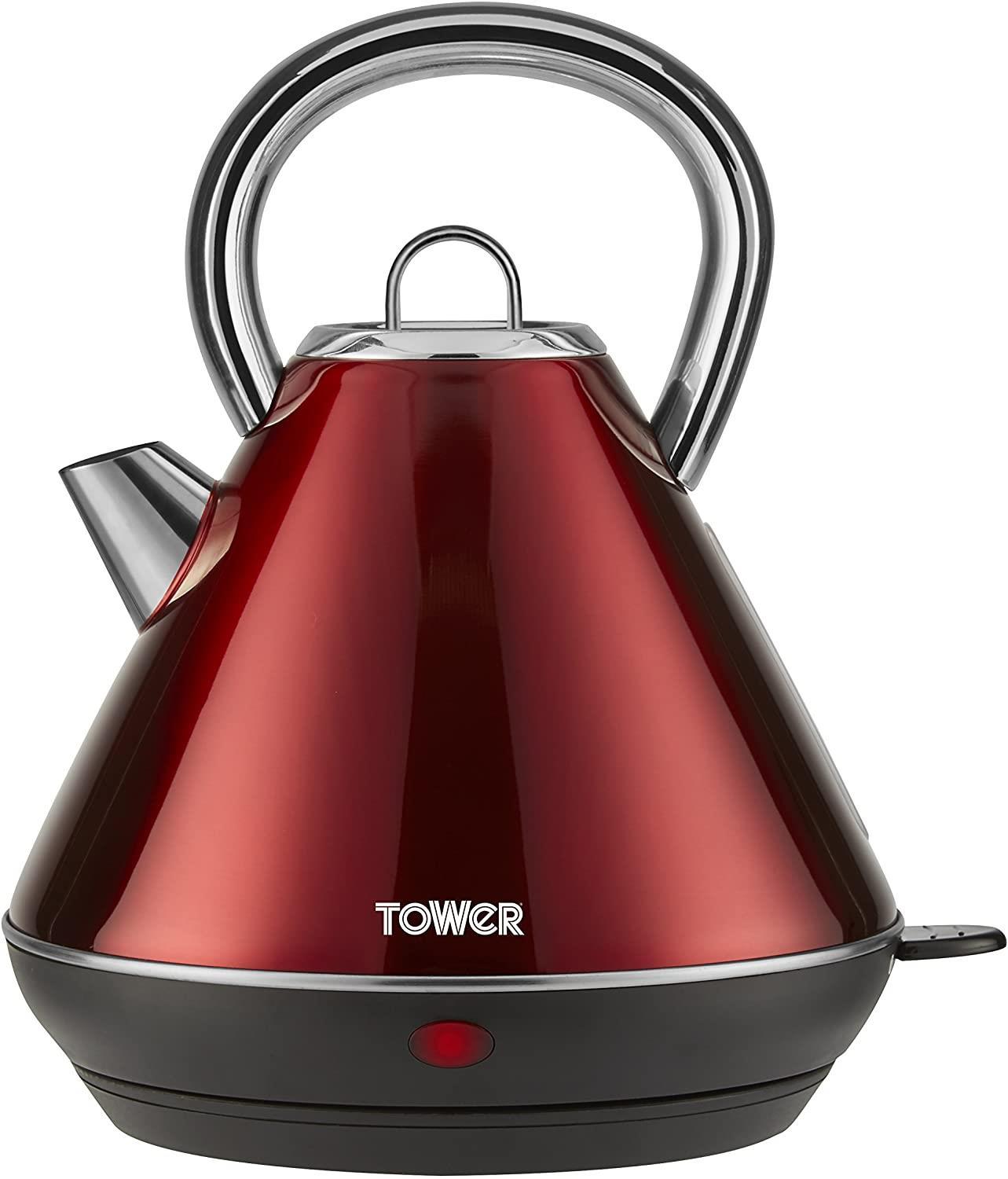 Tower Infinity Kettle Toaster Set Red