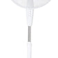 Pifco 16inch White Pedestal Fan Adjustable Tilt with Oscillation Function P51001
