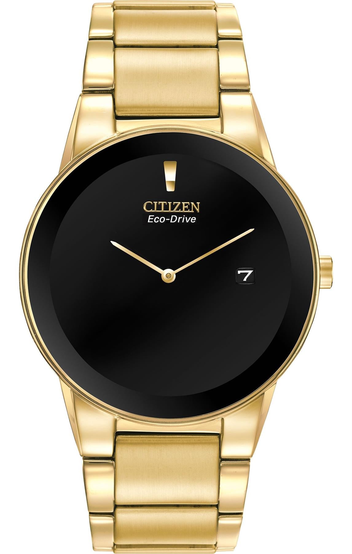 Citizen Eco-Drive AxiomMen's Black Blank Face Watch AU1062-56E