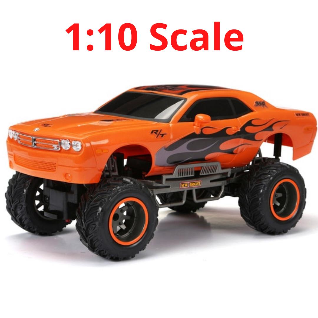 Mega Muscle 1:10 Scale Radio Controlled Dodge Challenger Car