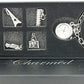 Charmed Ladies Analogue T-bar Bracelet Charm Watch & 8 Hanging Charms Gift Set WA086983 - CLEARANCE NEEDS RE-BATTERY