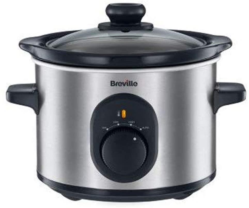 Breville 1.5L Compact Slow Cooker VTP169- Silver