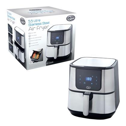 Quest 5.5L Stainless steel Air Fryer (Carton of 2)