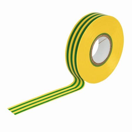 Electrical Insulation Tape 33mtr Reel,19mm Wide Yellow/Green