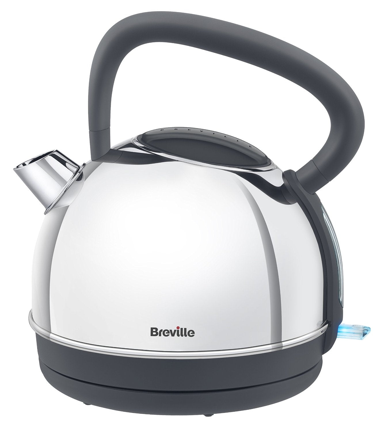 Breville VKJ775B Traditional Kettle 1.7 Litre, Polished Stainless Steel (Refurbished)