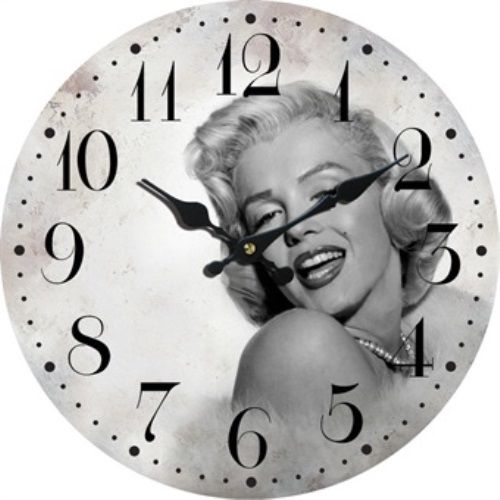 Widdop Hometime Marilyn wall clock MDF wood W7865